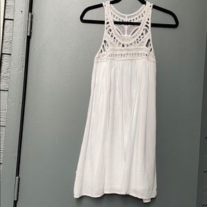 White tunic  or swimsuit cover up by Purple Snow L